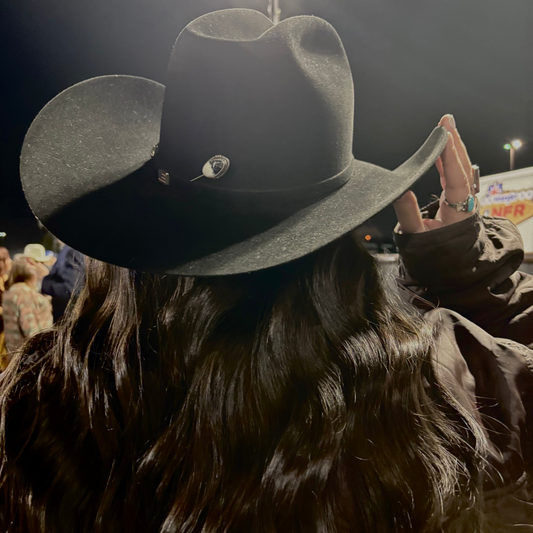 The Cowboy Christmas Toothpick Hat Pin